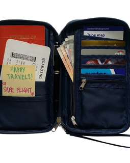 Passport Holder & Travel Document Organizer By Roomi An All-In-One Travel Wallet