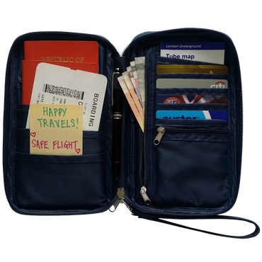 Passport Holder & Travel Document Organizer By Roomi An All-In-One Travel Wallet